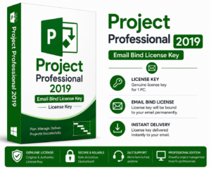Project Professional 2019 Lifetime Email Bind License Key