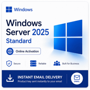 Windows Server 2025 Standard License Key Online Activation