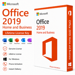 Office 2019 Home and Business Lifetime License Key for Windows Phone Activation