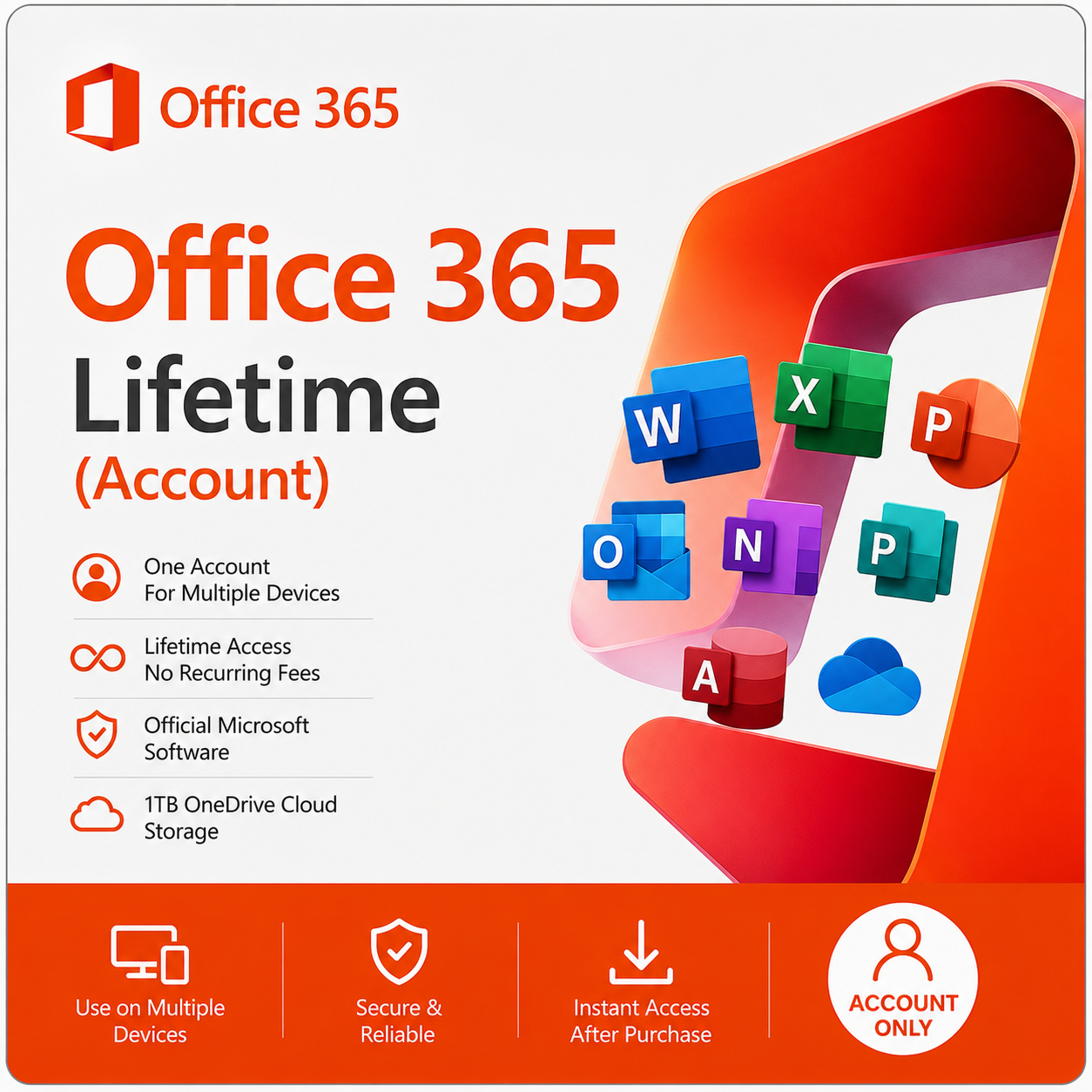 Office 365 Professional Plus 5 Devices Instant Email Delivery