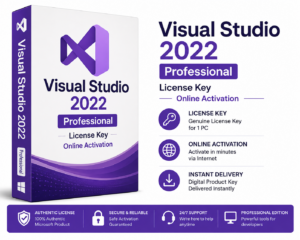 Visual Studio 2022 Professional License Key Online Activation Instant Email Delivery