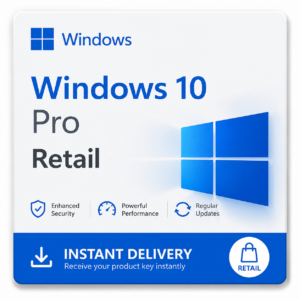 Windows 10 Pro Retail Key Online Activation Instant Email Delivery