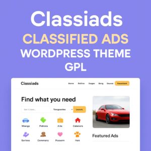 Classiads Theme GPL – Classified Ads WordPress Theme