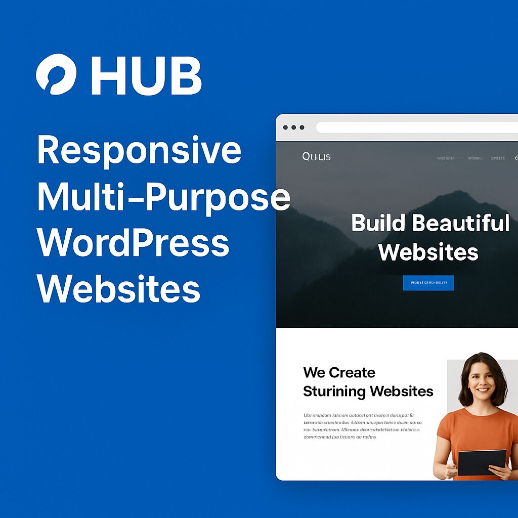 Hub Theme GPL – Responsive Multi-Purpose WordPress Websites