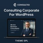 Consultio Theme GPL – Consulting Corporate For WordPress