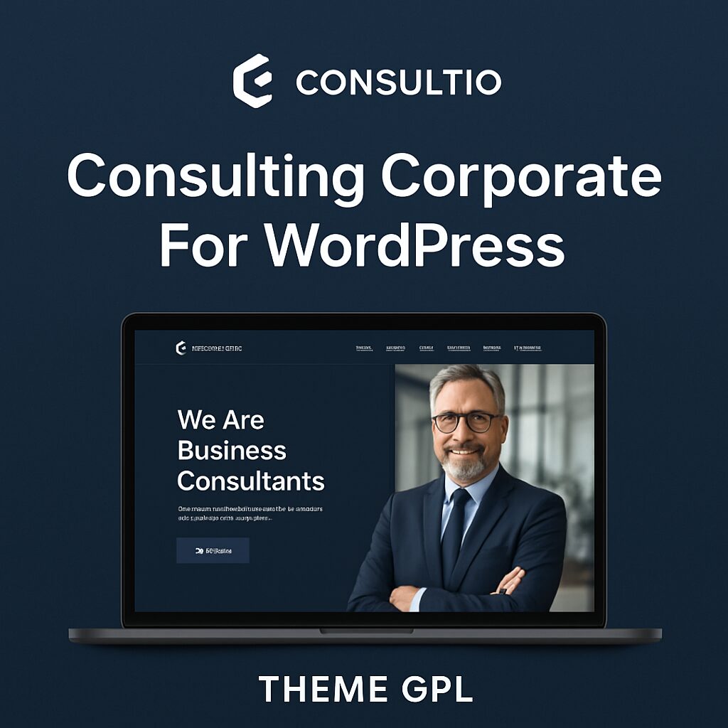 Consultio Theme GPL – Consulting Corporate For WordPress