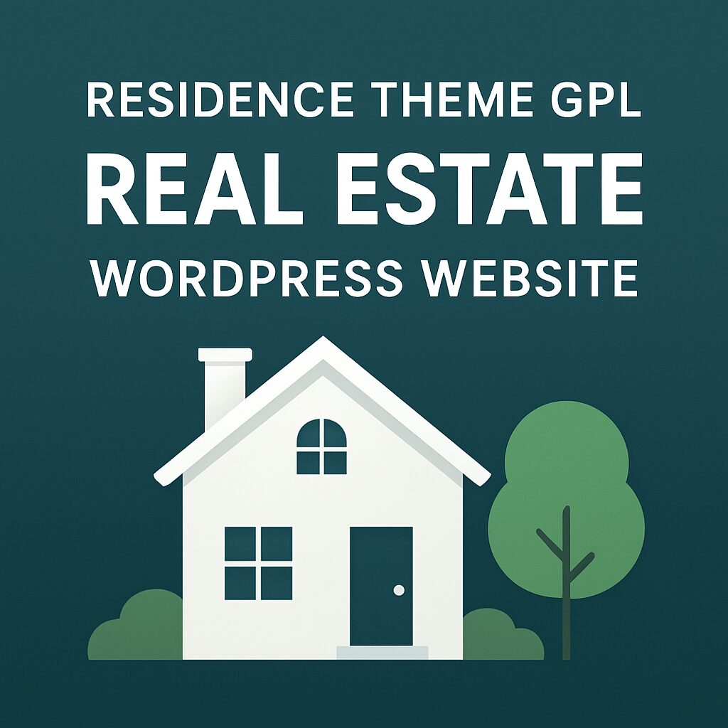 Residence Theme GPL – Real Estate WordPress Website
