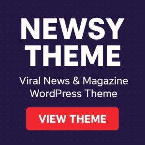 Newsy Theme – Viral News & Magazine WordPress Theme