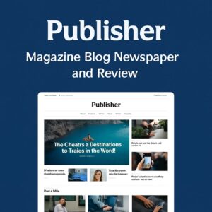 Publisher Theme – Magazine Blog Newspaper and Review