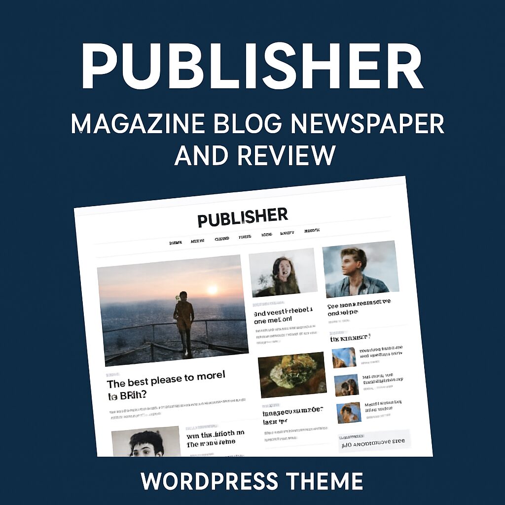 Publisher Theme – Magazine Blog Newspaper and Review