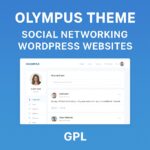 Olympus Theme GPL – Social Networking WordPress Websites | Testing purpose