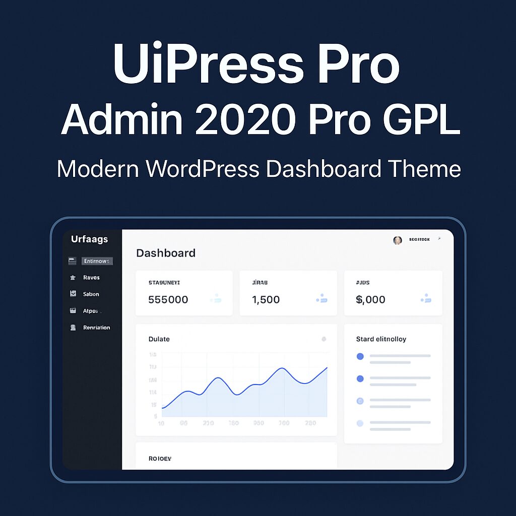UiPress Pro | Admin 2020 Pro GPL – Modern WordPress Dashboard Theme