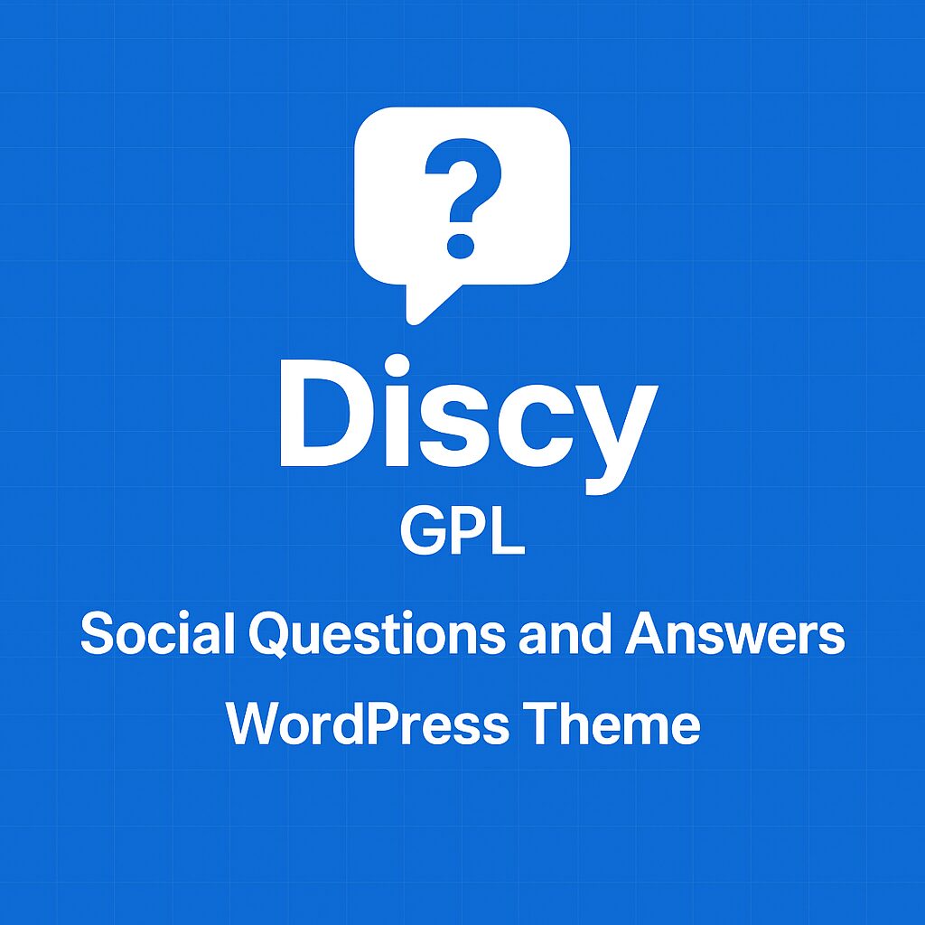 Discy Theme GPL – Social Questions and Answers WordPress Theme