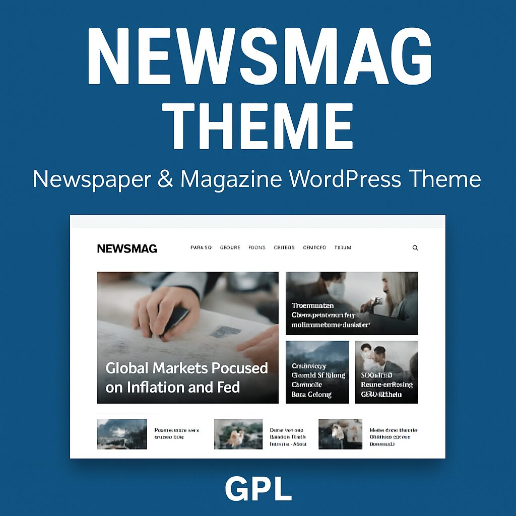 Newsmag Theme GPL – Newspaper & Magazine WordPress Theme