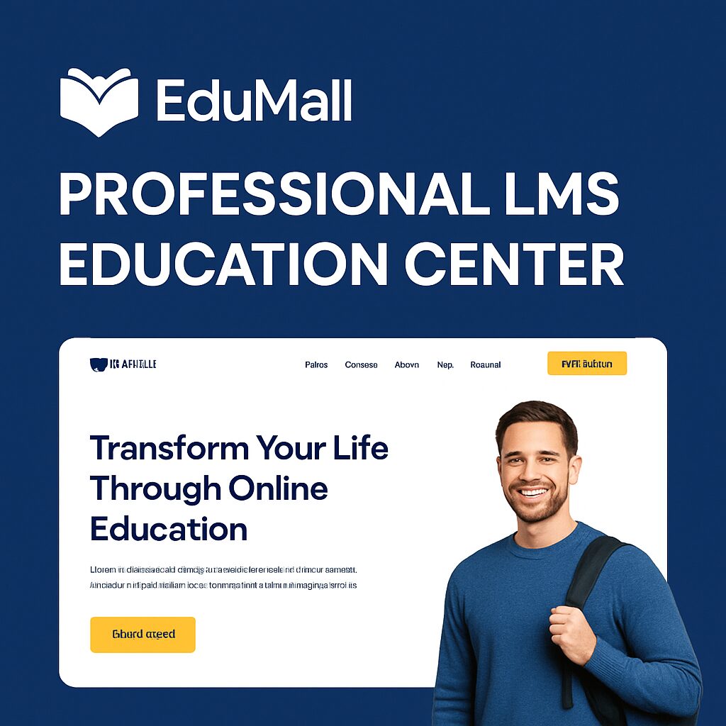 EduMall Theme GPL – Professional LMS Education Center WordPress Theme