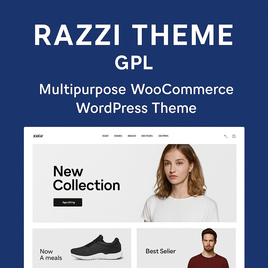 Razzi Theme GPL – Multipurpose WooCommerce WordPress Theme
