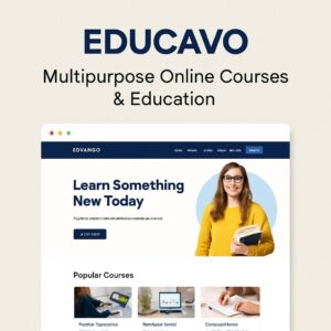 Educavo Theme GPL | Multipurpose Online Courses & Education