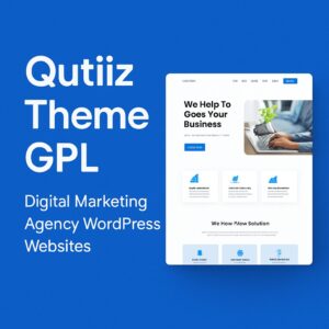 Qutiiz Theme GPL – Digital Marketing Agency WordPress Websites