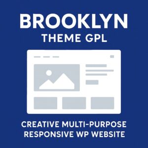 Brooklyn Theme GPL – Creative Multi-Purpose Responsive WP Website