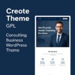 Creote Theme GPL – Consulting Business WordPress Theme