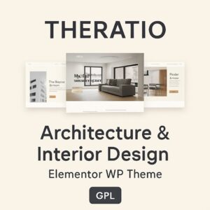 Theratio Theme GPL – Architecture & Interior Design Elementor WP Theme