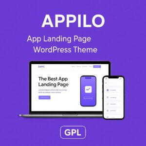 Appilo Theme GPL – App Landing Page WordPress Theme