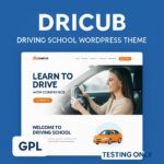 Dricub Theme GPL – Driving School WordPress Theme | Testing Only