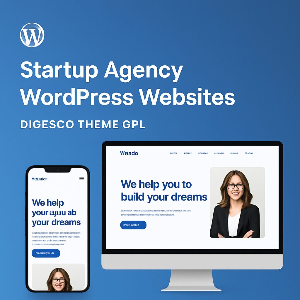 Digeco Theme GPL – Startup Agency WordPress Websites