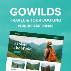 Gowilds Theme GPL – Travel & Tour Booking WordPress Theme