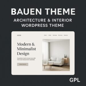 Bauen Theme GPL – Architecture & Interior WordPress Theme