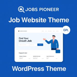 Jobs Pioneer WordPress Theme GPL – Job Website Theme