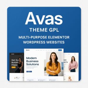Avas Theme GPL – Multi-Purpose Elementor WordPress Websites