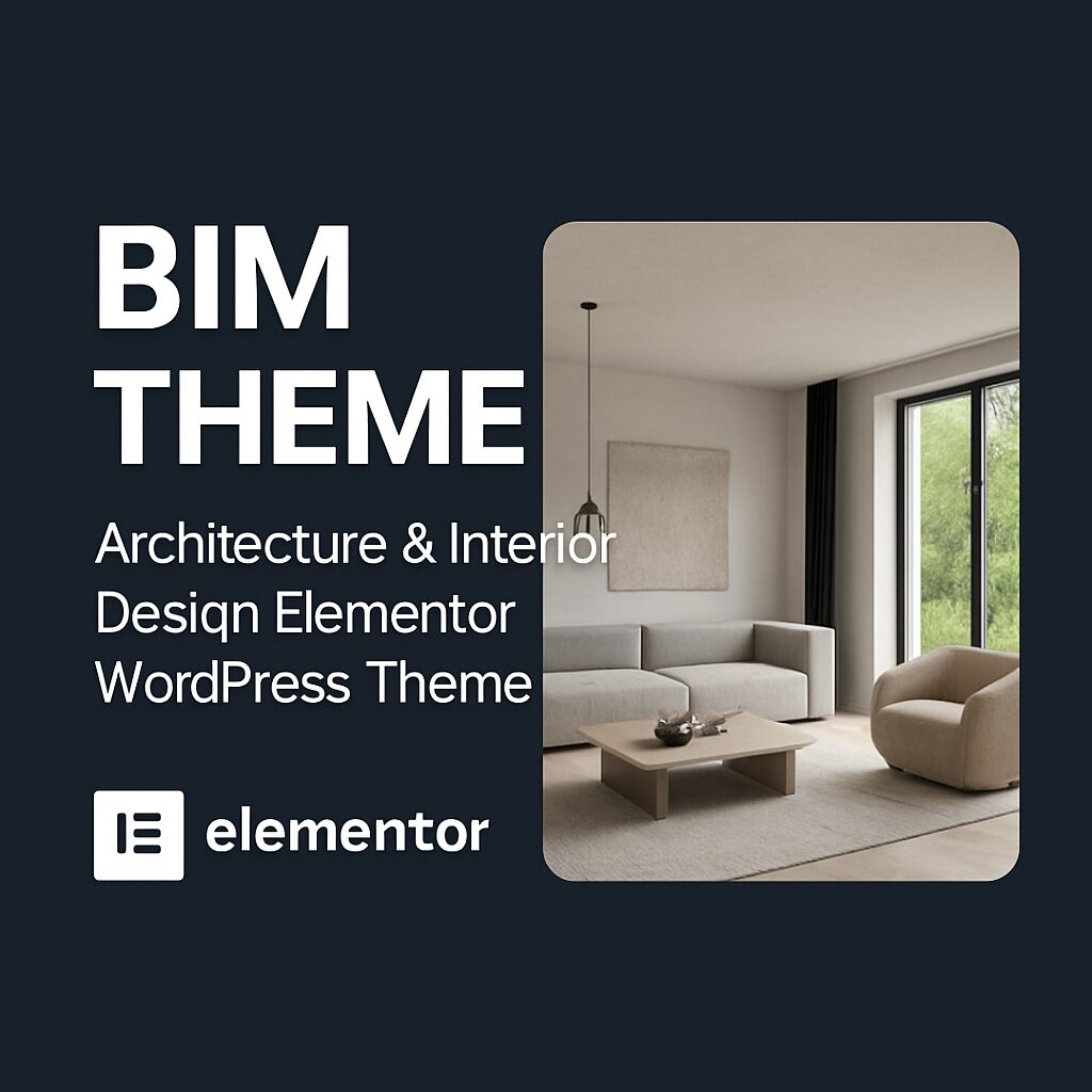BIM Theme GPL –Architecture & Interior Design Elementor WordPress Theme