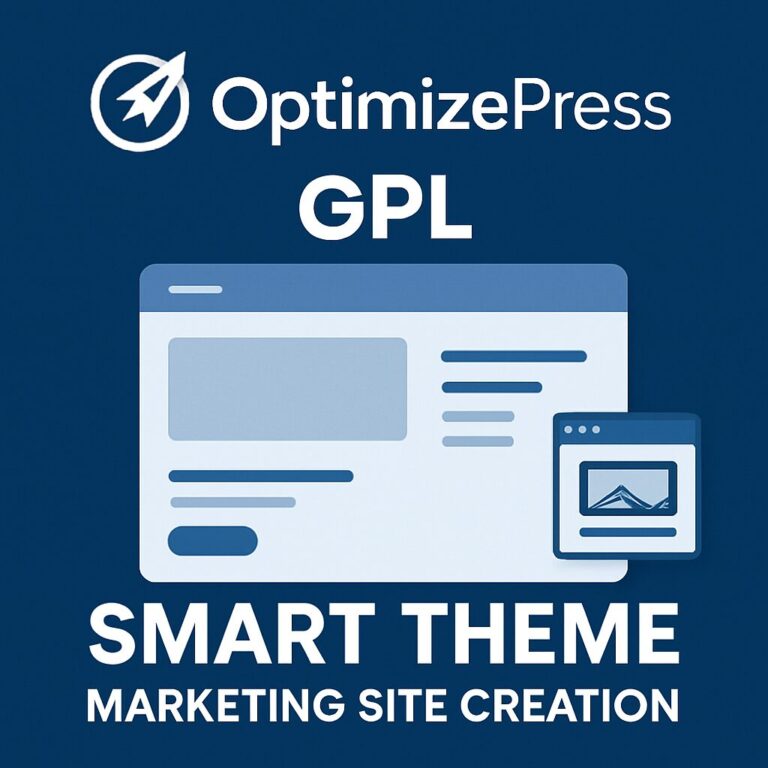 OptimizePress GPL + Smart Theme Marketing Site Creation