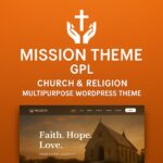 Mission Theme GPL – Church & Religion Multipurpose WordPress Theme