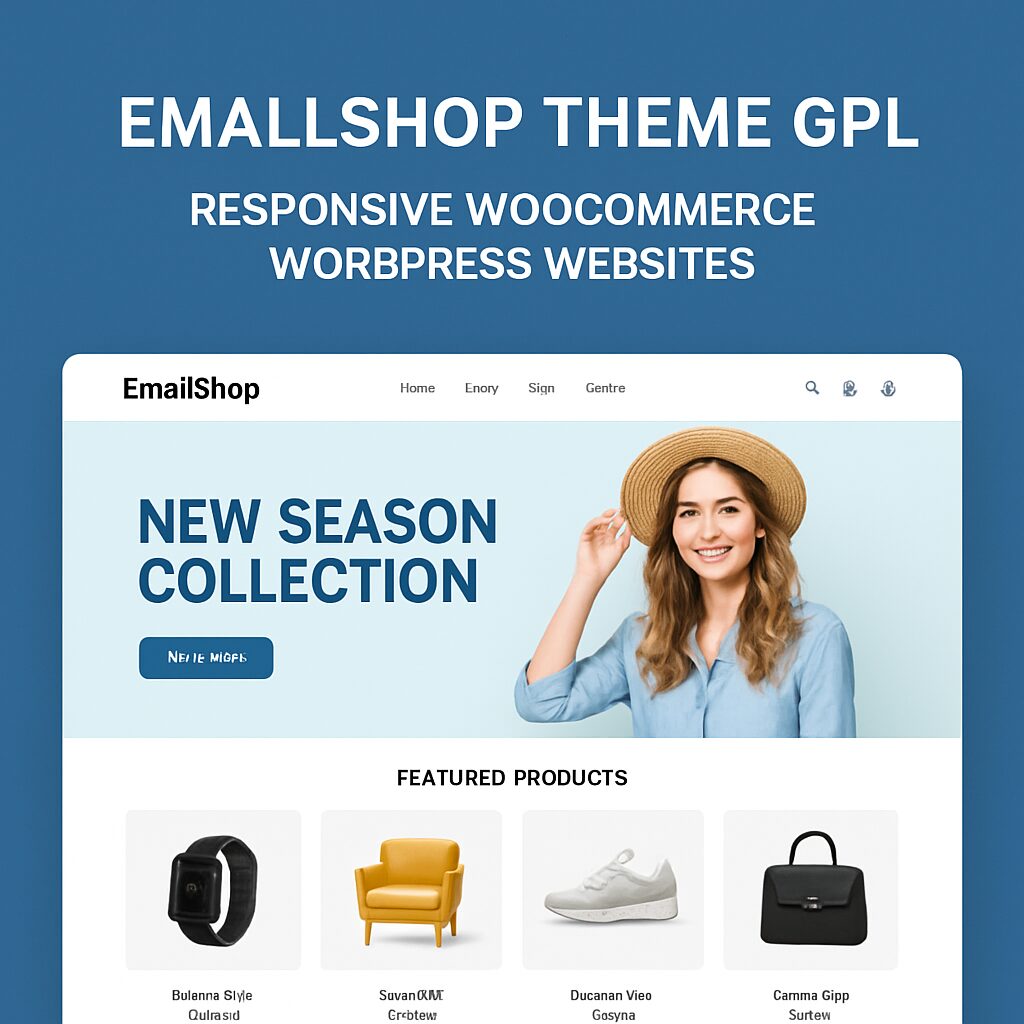 EmallShop Theme GPL – Responsive WooCommerce WordPress Websites