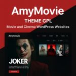 AmyMovie Theme GPL – Movie and Cinema WordPress Websites
