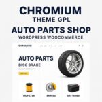 Chromium Theme GPL – Auto Parts Shop WordPress WooCommerce