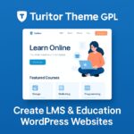 Turitor Theme GPL – Create LMS & Education WordPress Websites
