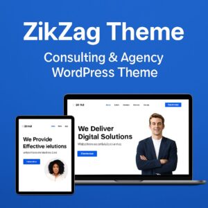 ZikZag Theme GPL – Consulting & Agency WordPress Theme