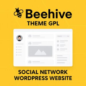 Beehive Theme GPL – Social Network WordPress Website
