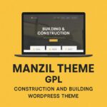 Manzil Theme GPL – Construction and Building WordPress Theme