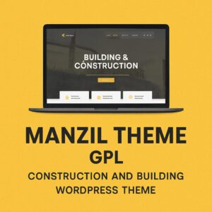 Manzil Theme GPL – Construction and Building WordPress Theme