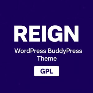 Reign WordPress BuddyPress Theme GPL