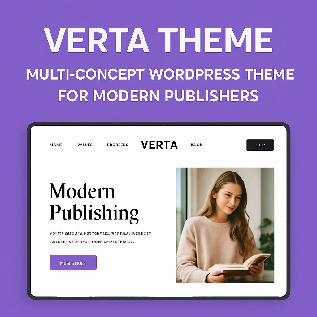 Verta Theme GPL – Multi-Concept WordPress Theme for Modern Publishers