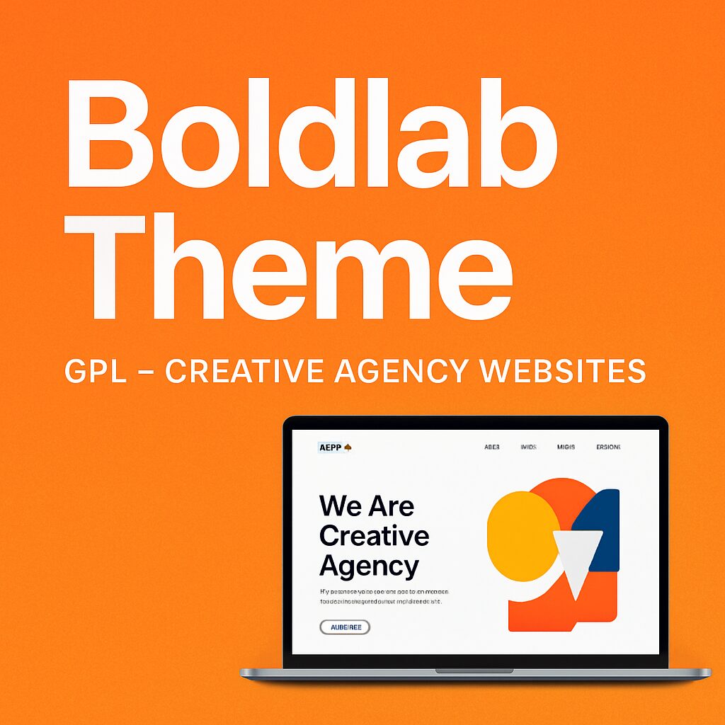 Boldlab Theme GPL – Creative Agency Websites