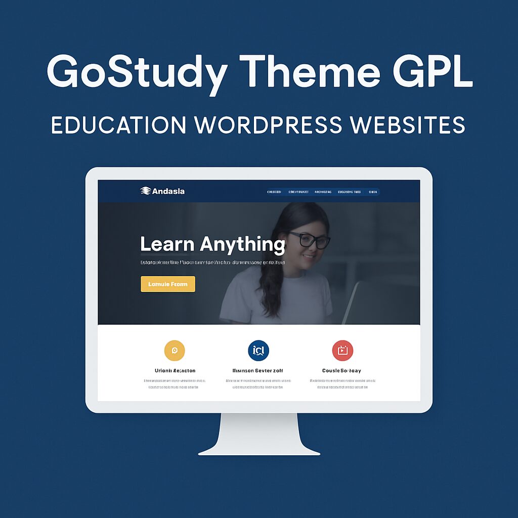 Gostudy Theme GPL – Education WordPress Websites