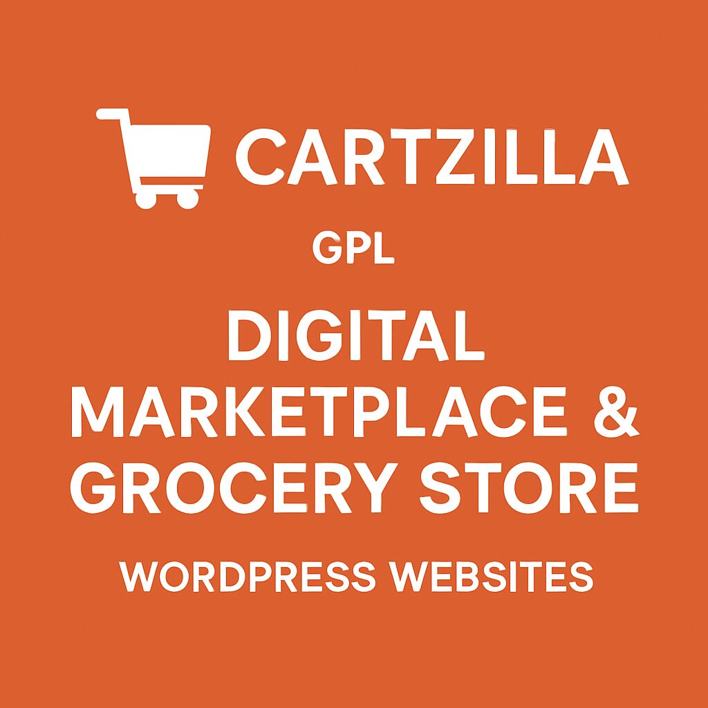 Cartzilla Theme GPL – Digital Marketplace & Grocery Store WordPress Websites