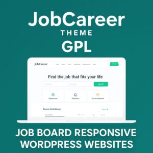 JobCareer Theme GPL – Job Board Responsive WordPress Websites