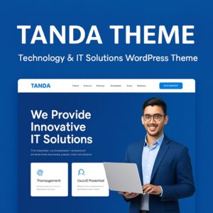 Tanda Theme GPL – Technology & IT Solutions WordPress Theme